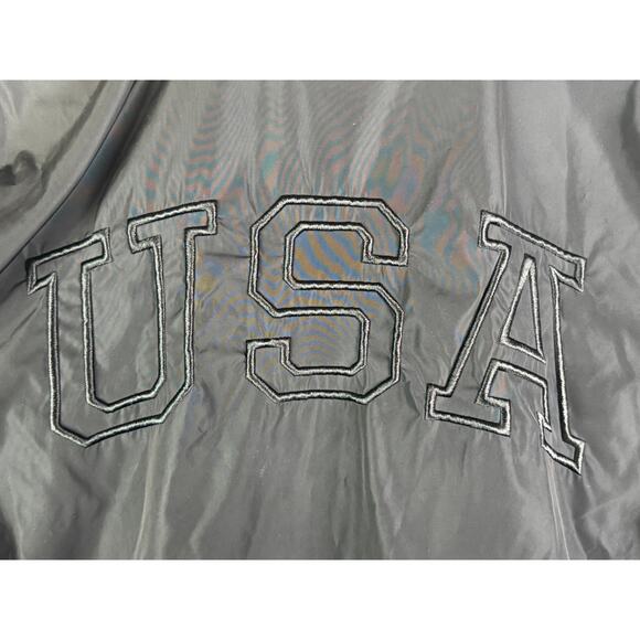 Project Rock Under Armour Freedom USA Veteran's Day Bomber Jacket Mens Small - Picture 11 of 12
